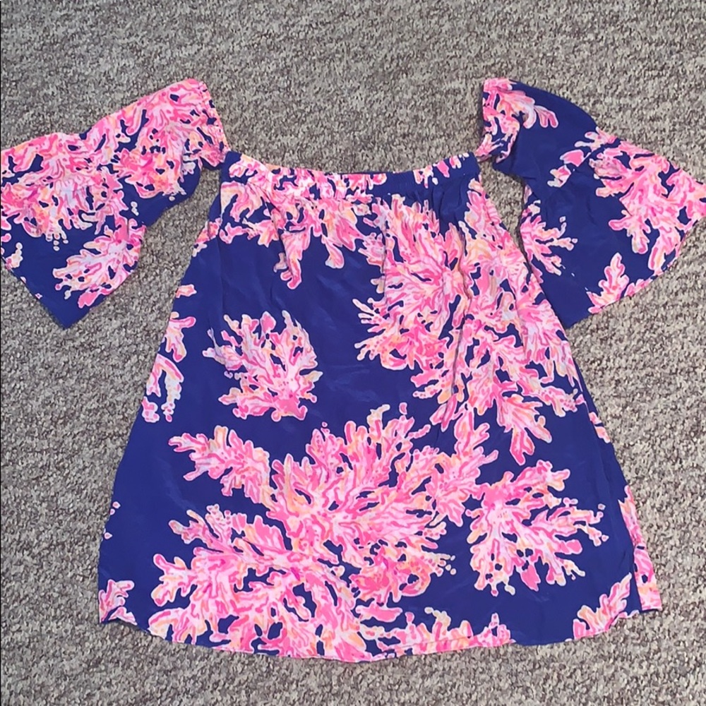 Lilly Pulitzer strapless dress
